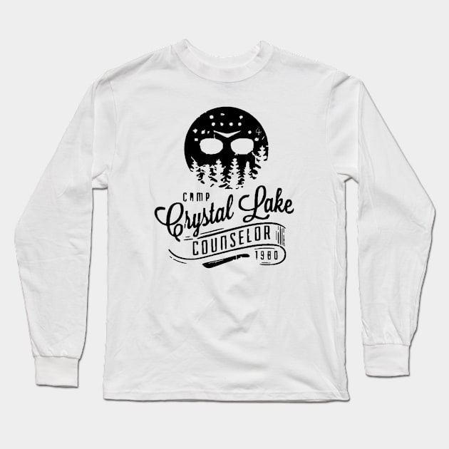 Camp Crystal Lake Long Sleeve T-Shirt by WhateverTheFuck